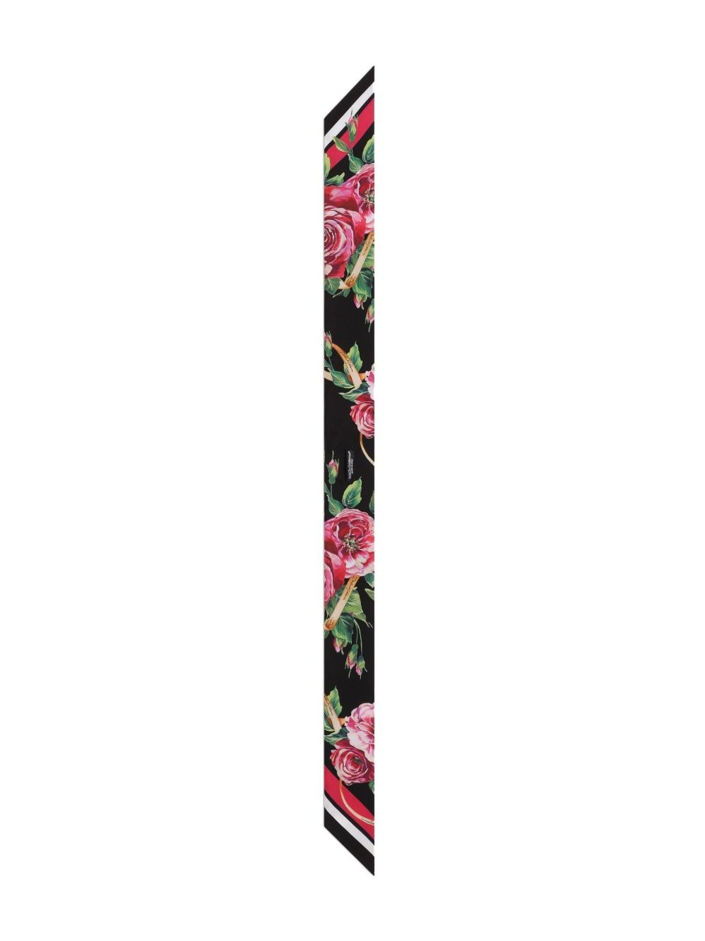 floral-print neckerchief - 2