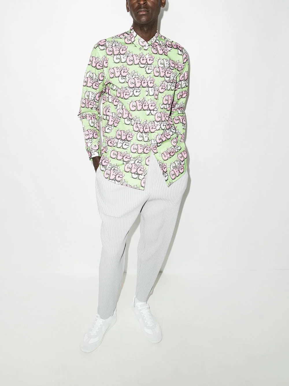 x KAWS graphic-print shirt - 5