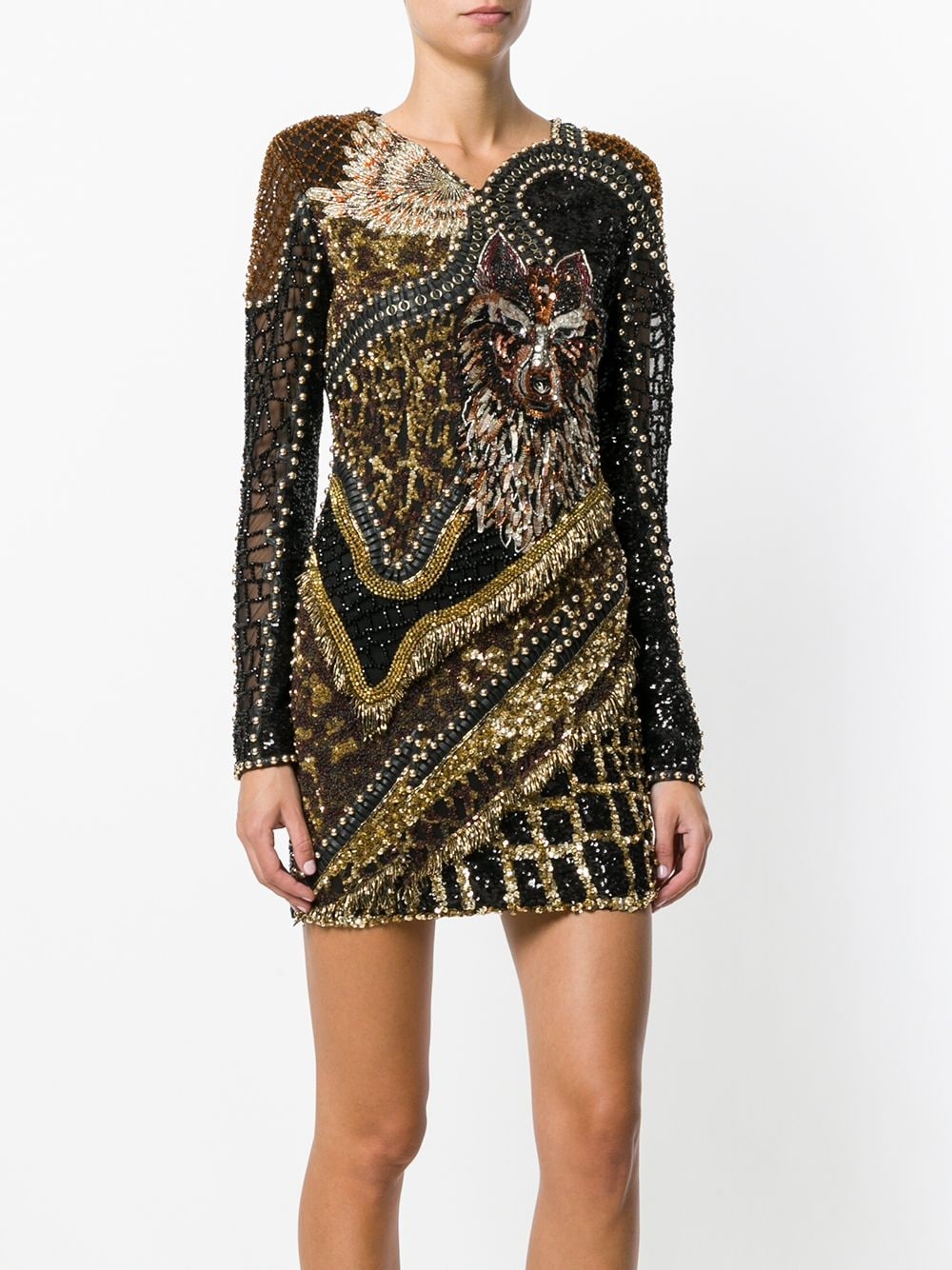 Wolf embellsihed dress - 3