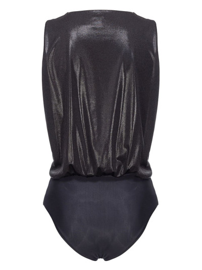 PINKO V-neck draped bodysuit outlook