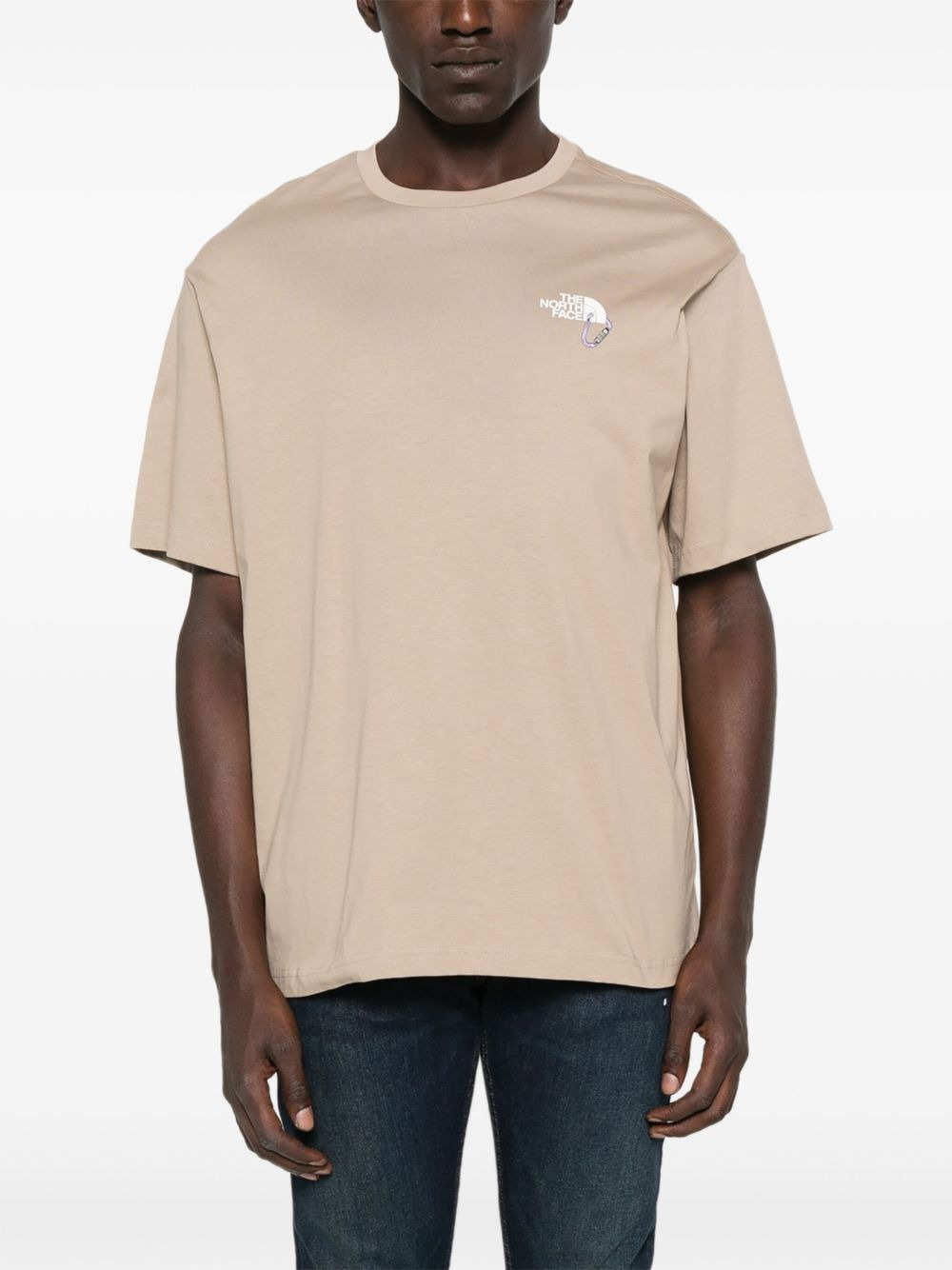 logo-embellished cotton T-shirt - 3