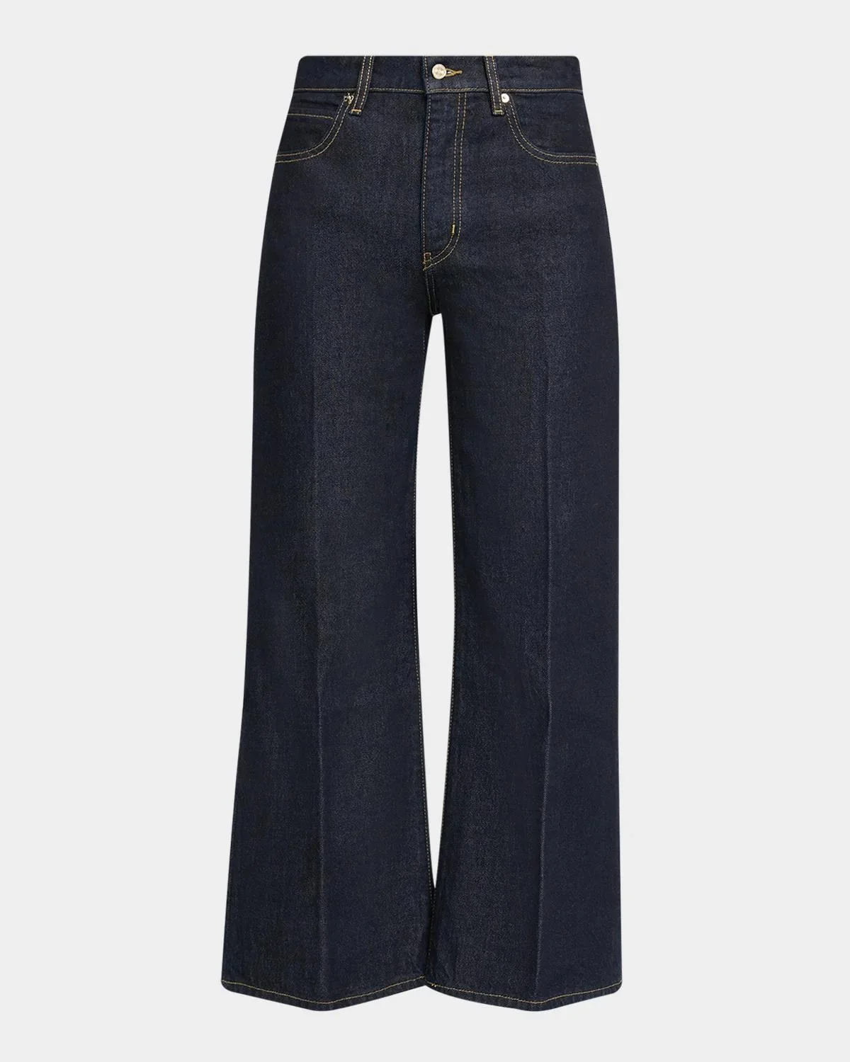The Swing High-Rise Flare Ankle Jeans - 1