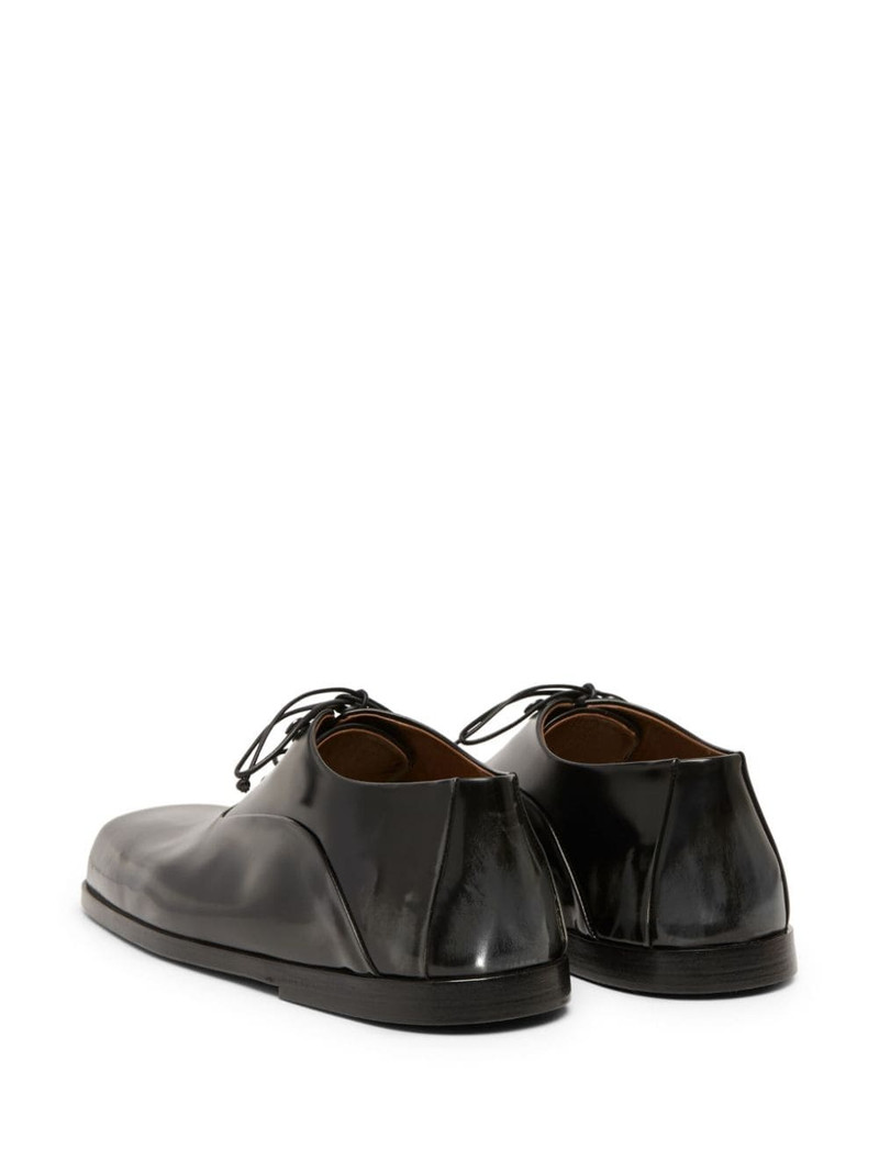 panelled patent-leather oxford shoes 3
