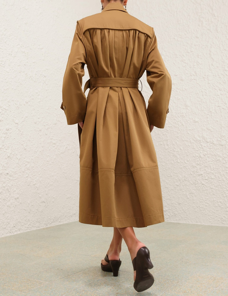 ILLUMINATE CARGO TRENCH COAT 8