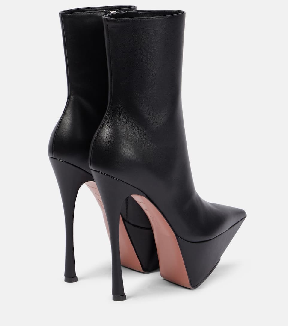 Yigit leather platform ankle boots - 3