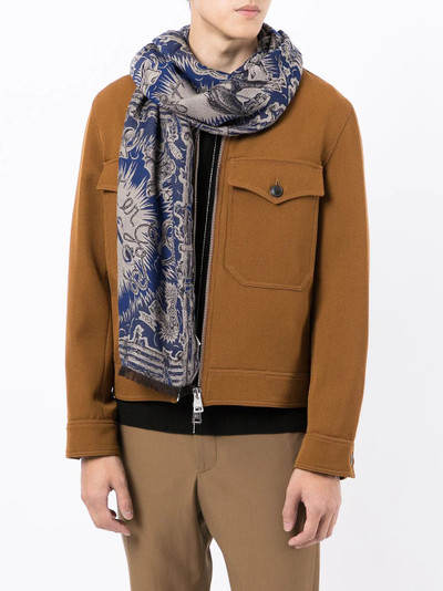 Paul Smith Cowboy print scarf outlook