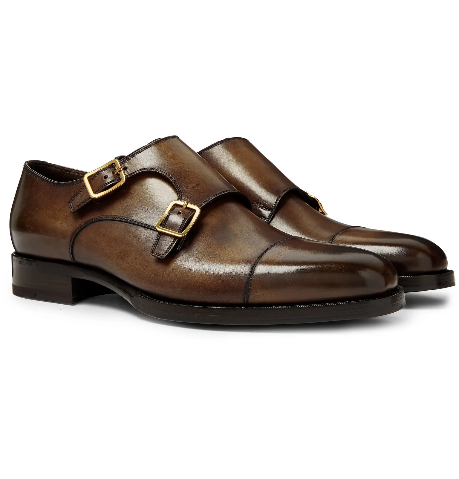 Wessex Leather Monk-Strap Shoes - 2