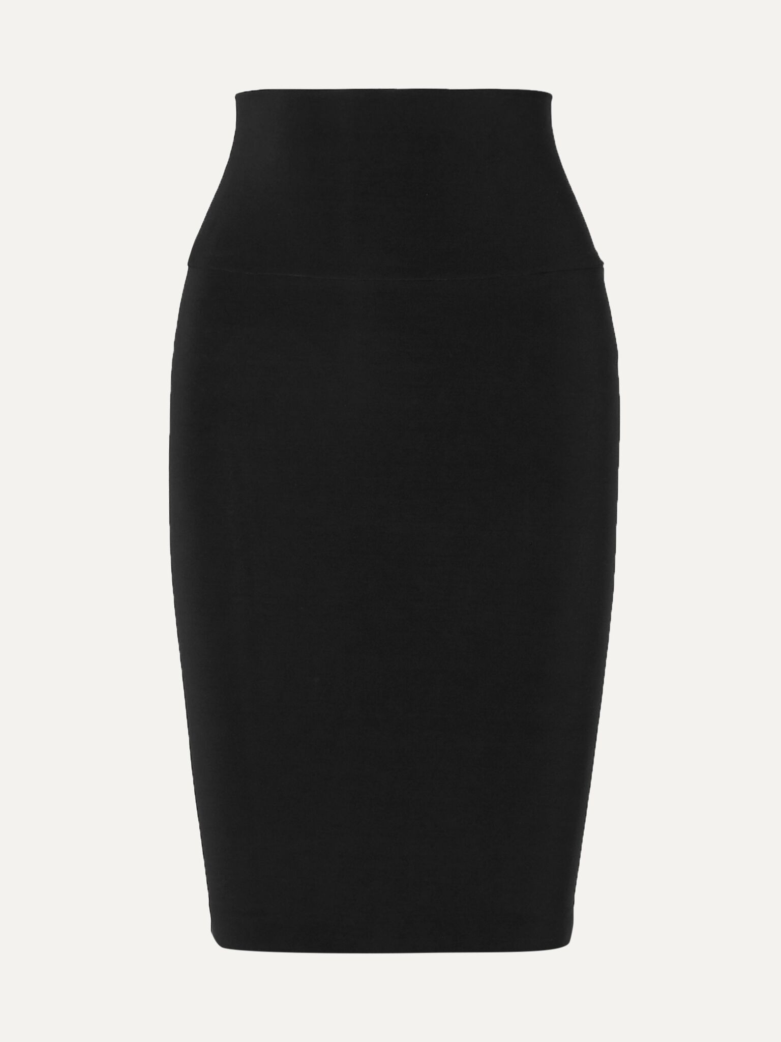 Stretch-jersey skirt Black - 1