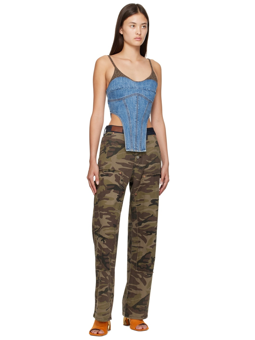 Blue Chuko Denim Camisole - 4