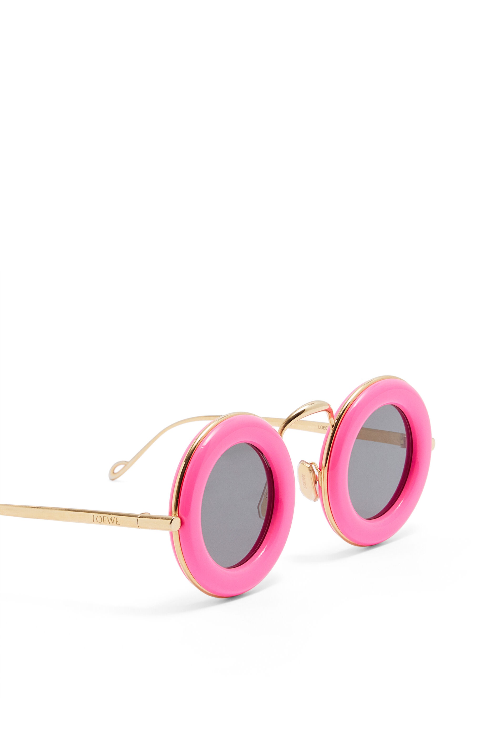 Round sunglasses in acetate and metal - 5