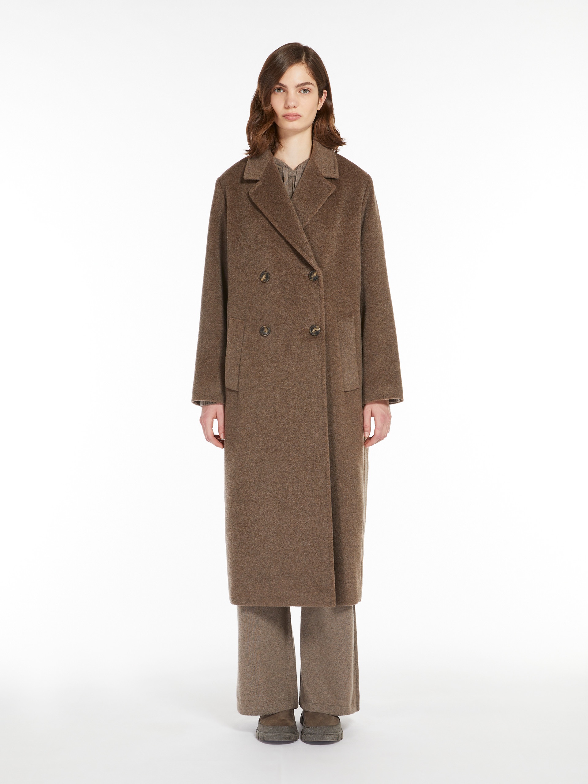 ZUFOLO Double-breasted wool and alpaca coat - 3
