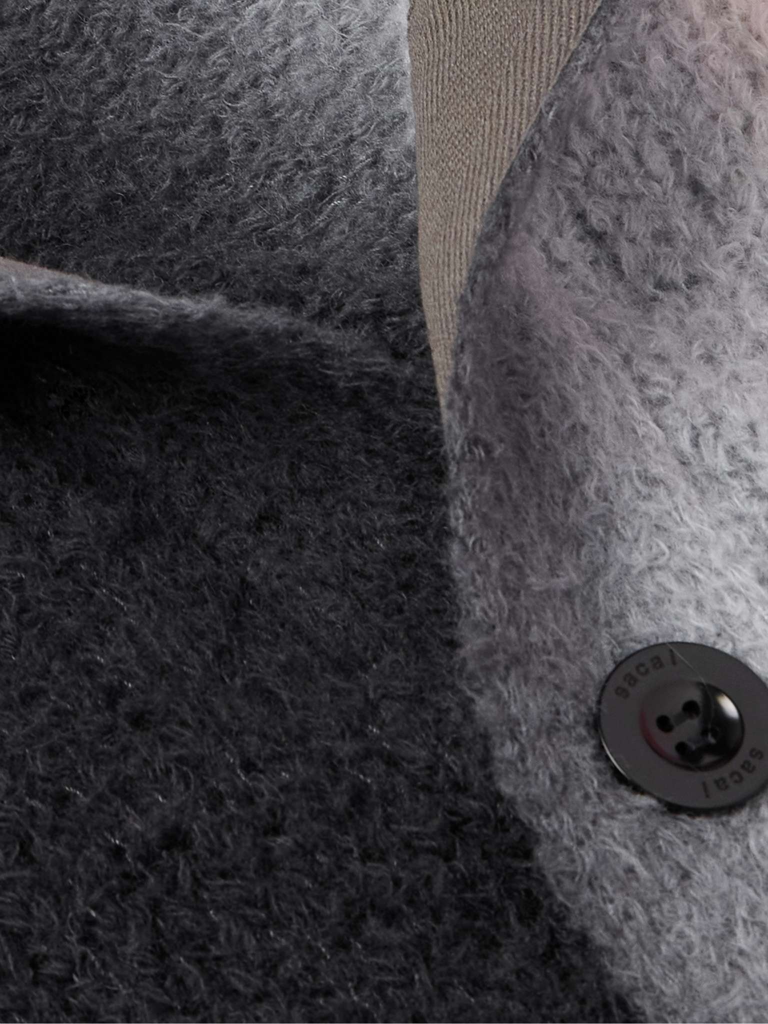 Tie-Dyed Wool-Blend Cardigan - 4