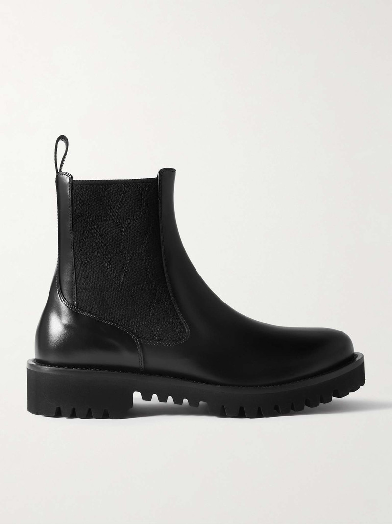 Toile Iconographe Glossed-Leather Chelsea Boots 1