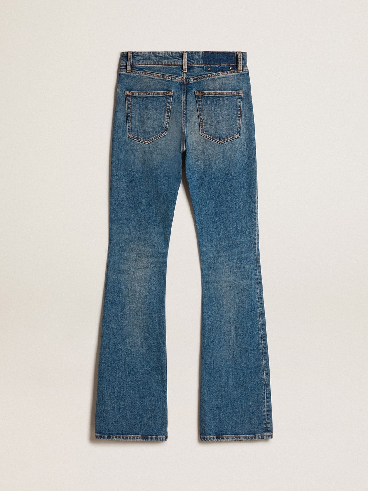 Blue jeans in elasticated fabric - 5