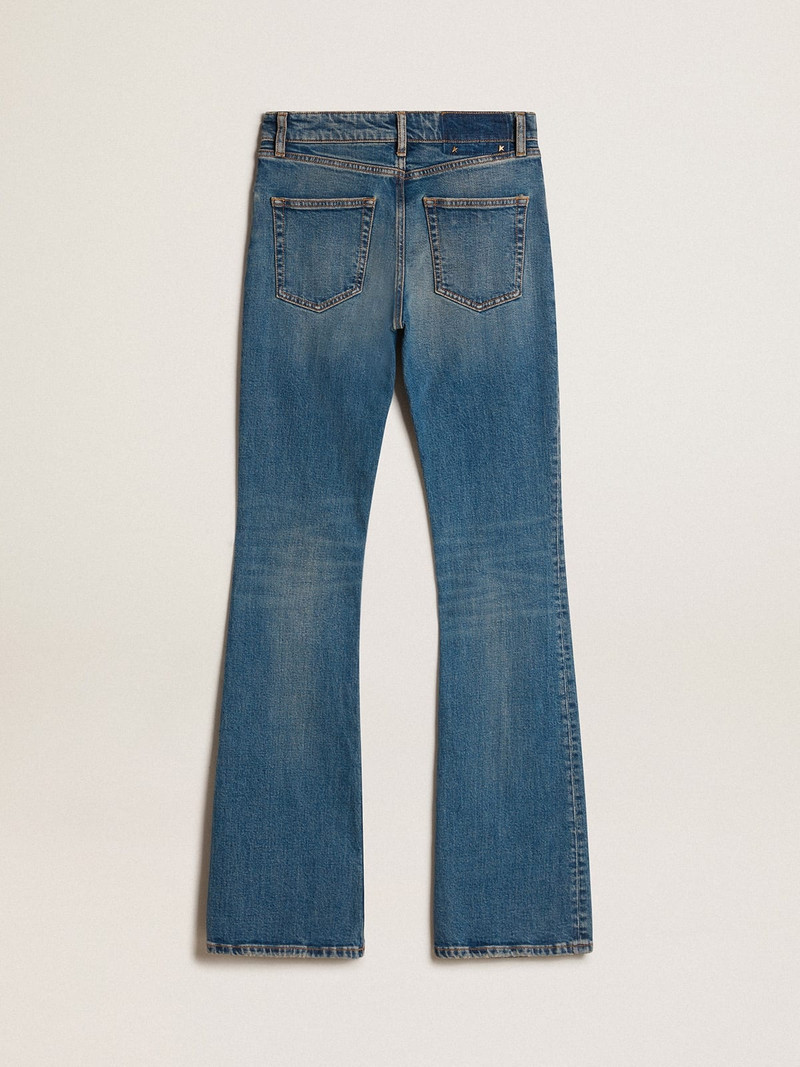 Blue jeans in elasticated fabric 5