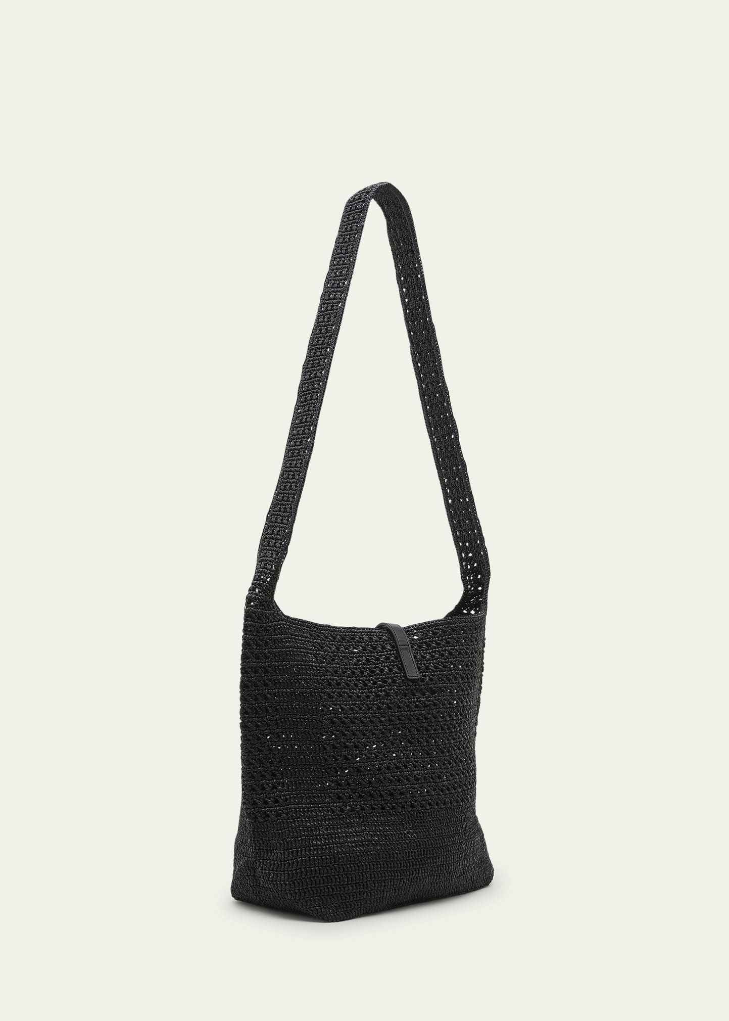 Men's LE 5 A 7 Raffia Hobo Bag - 3