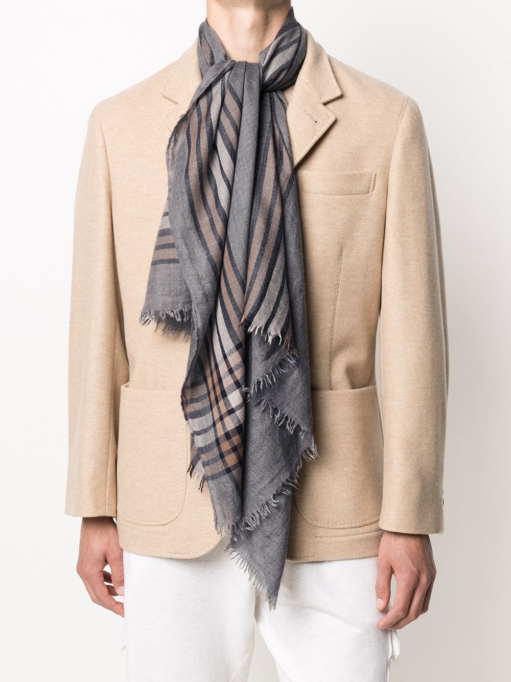 fine knit scarf - 2