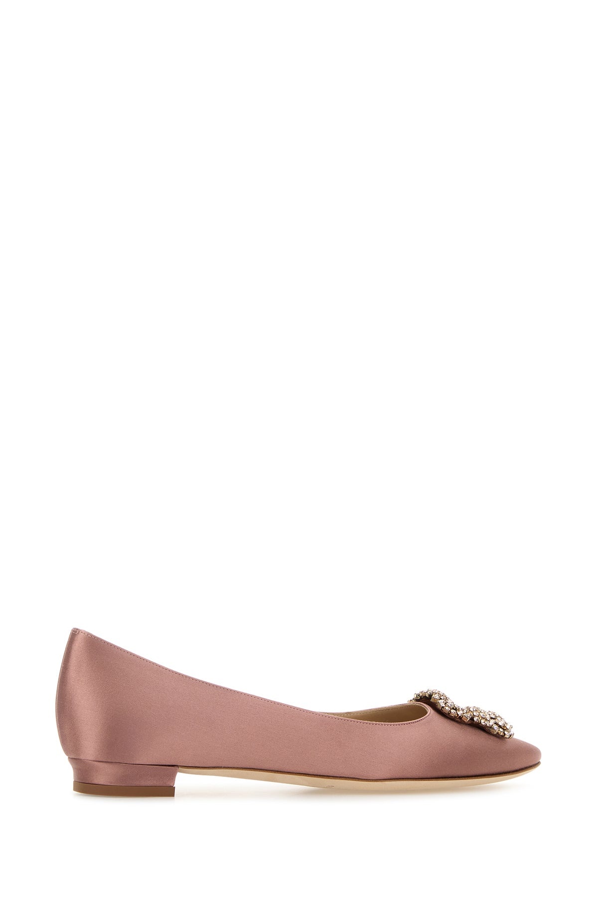 Antiqued pink satin Hangisi ballerinas - 3