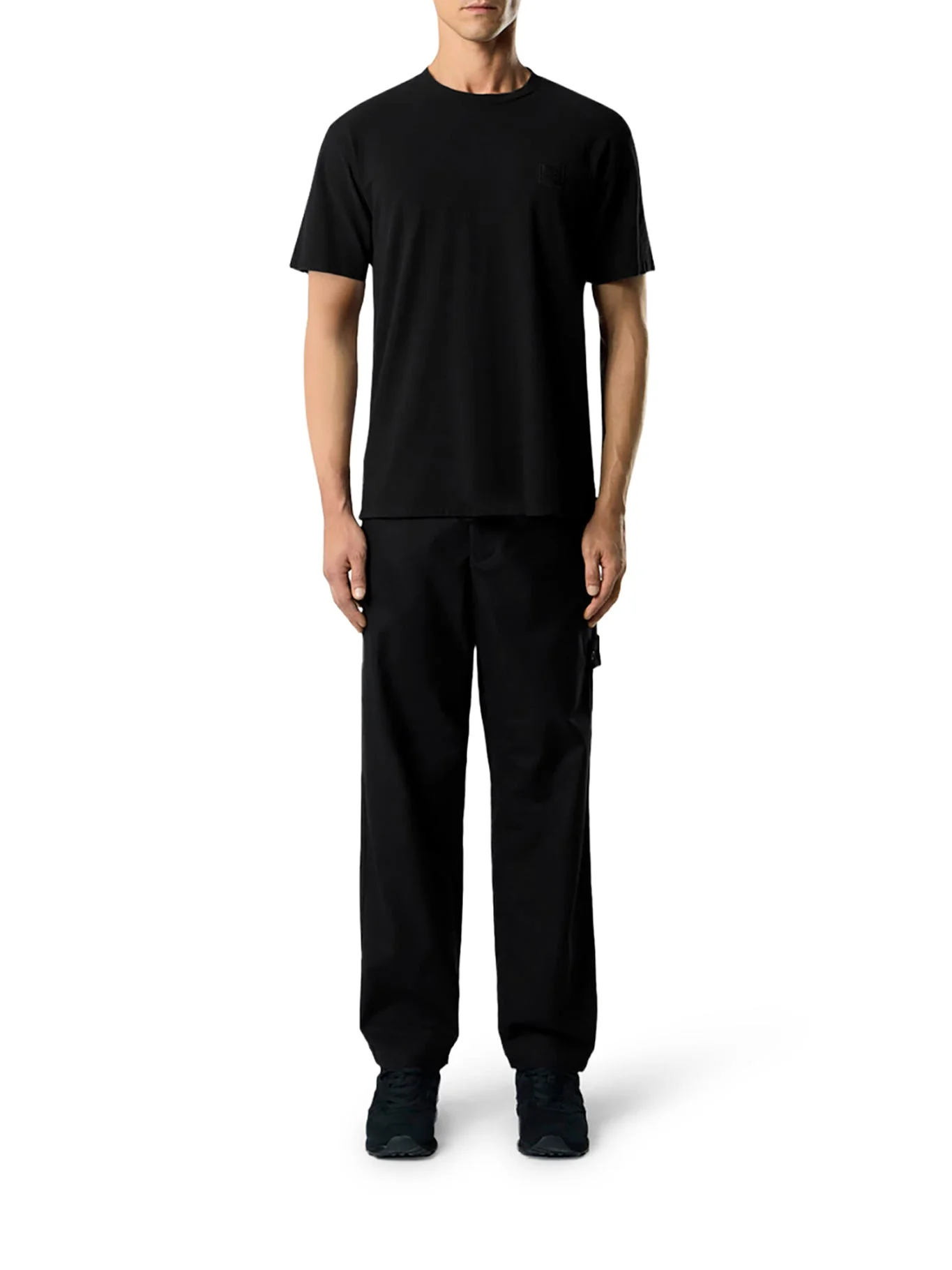 CREW NECK COTTON T-SHIRT - 1