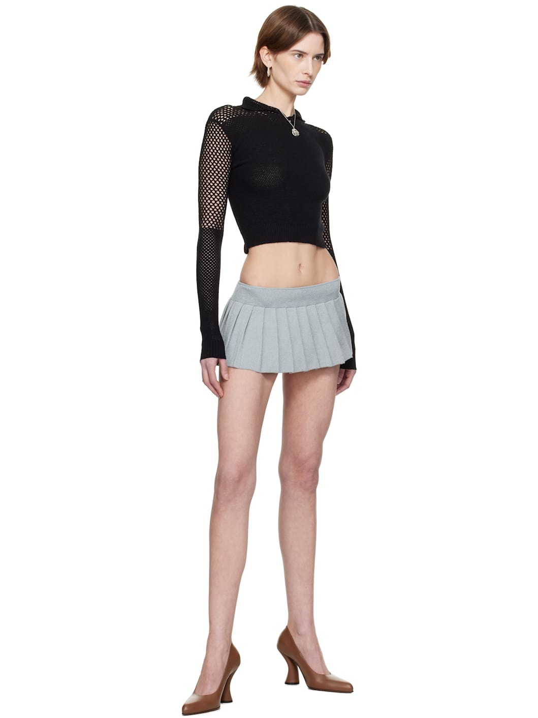 Gray Tennis Skort - 4