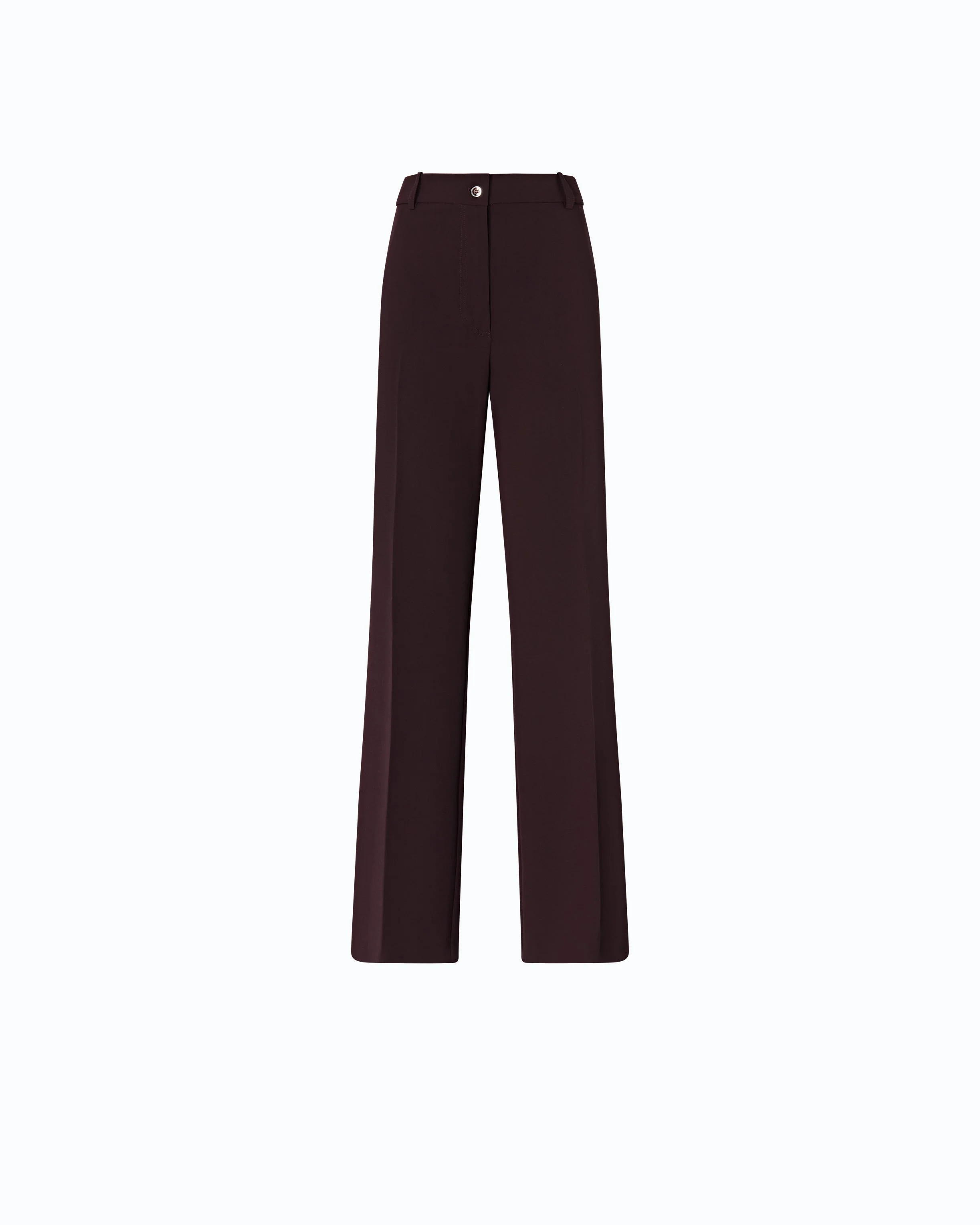PLAIN-COLOURED PALAZZO TROUSERS - 1