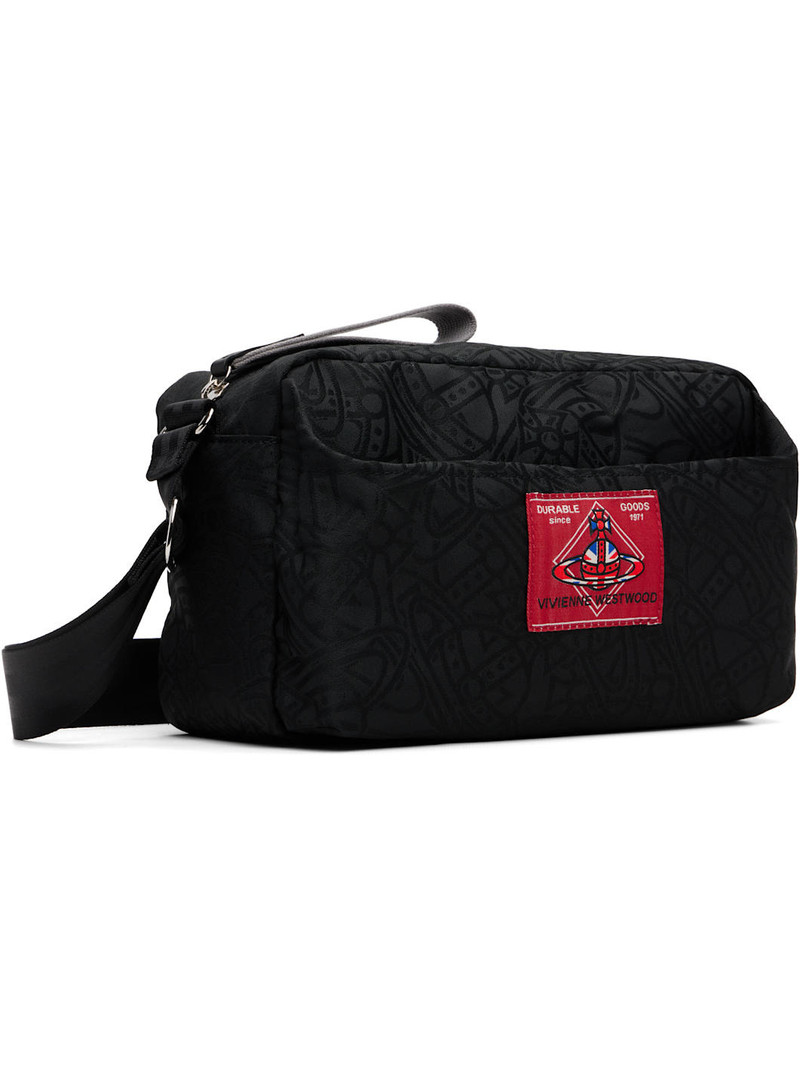 Vivienne Westwood Black Jude E/W Crossbody Bag outlook
