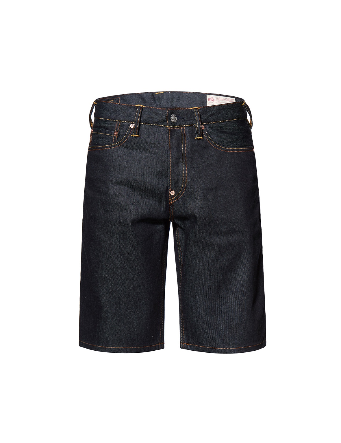 GOLD SEAGULL EMBROIDERED DENIM SHORTS - 9