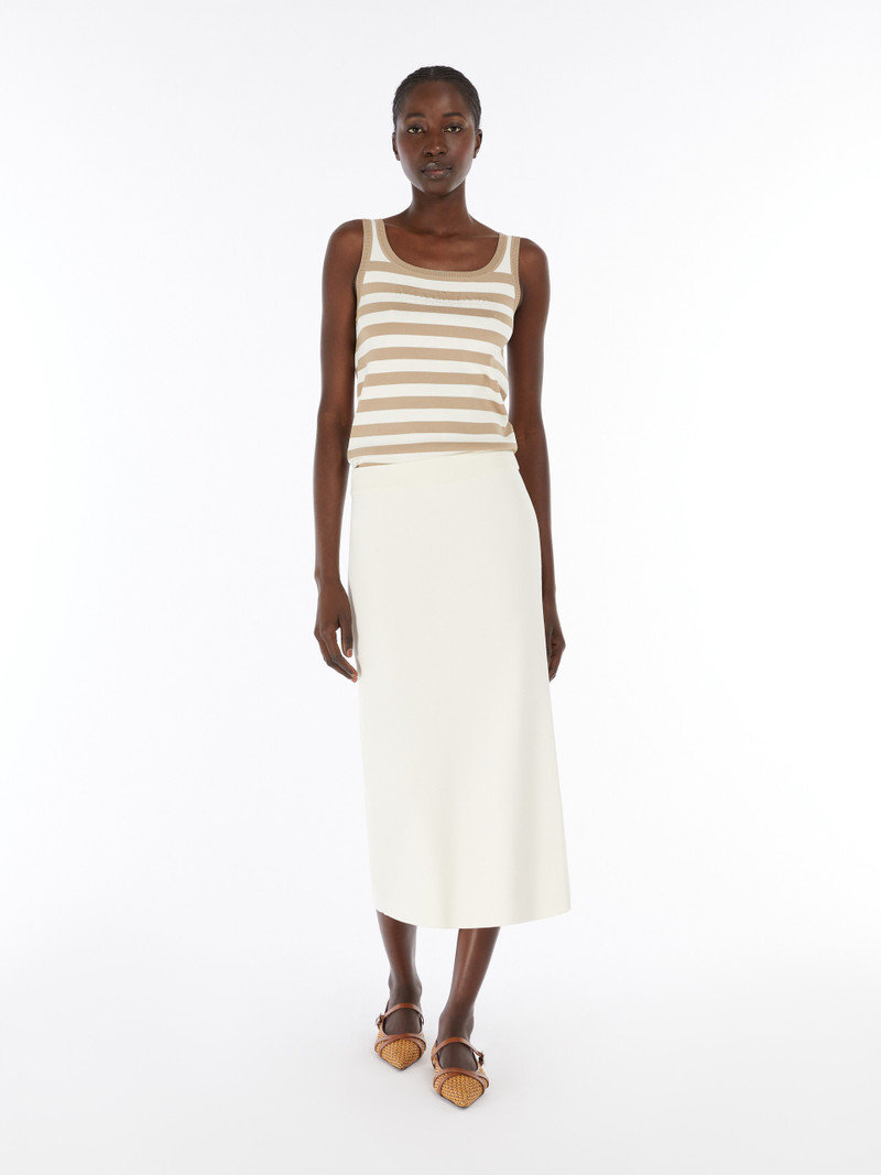 Max Mara PENTOLA Viscose crêpe top outlook