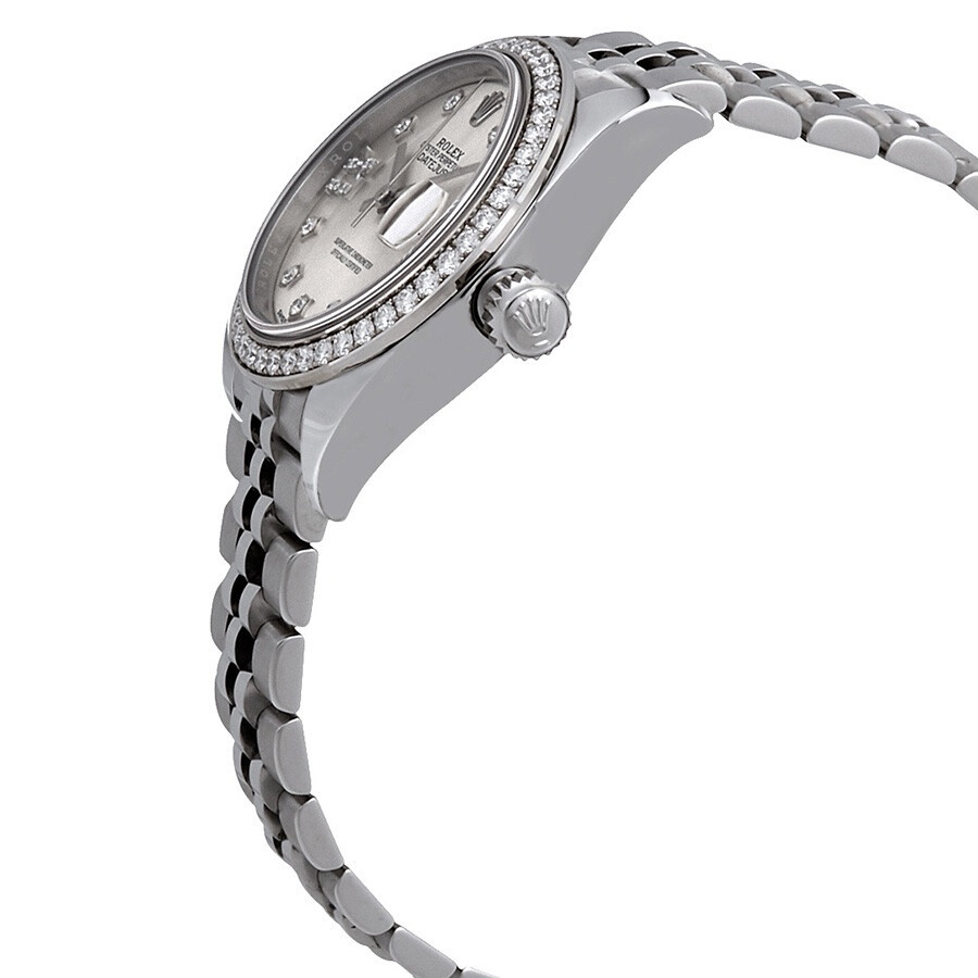 Rolex Lady Datejust Automatic Silver Roman Diamond Dial Ladies Jubilee Watch 279384SRDJ - 2