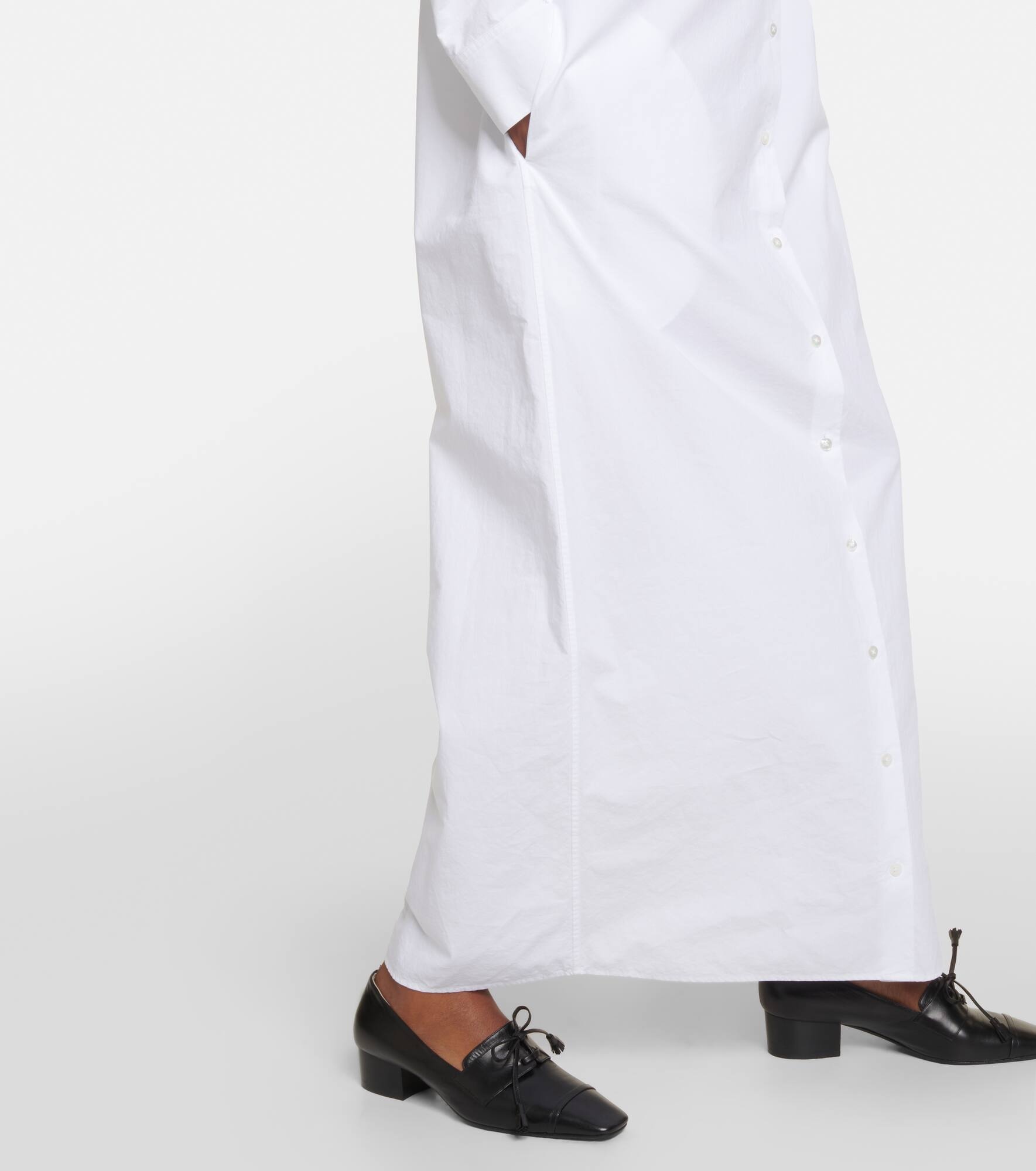 Izumi oversized cotton poplin shirt dress - 5