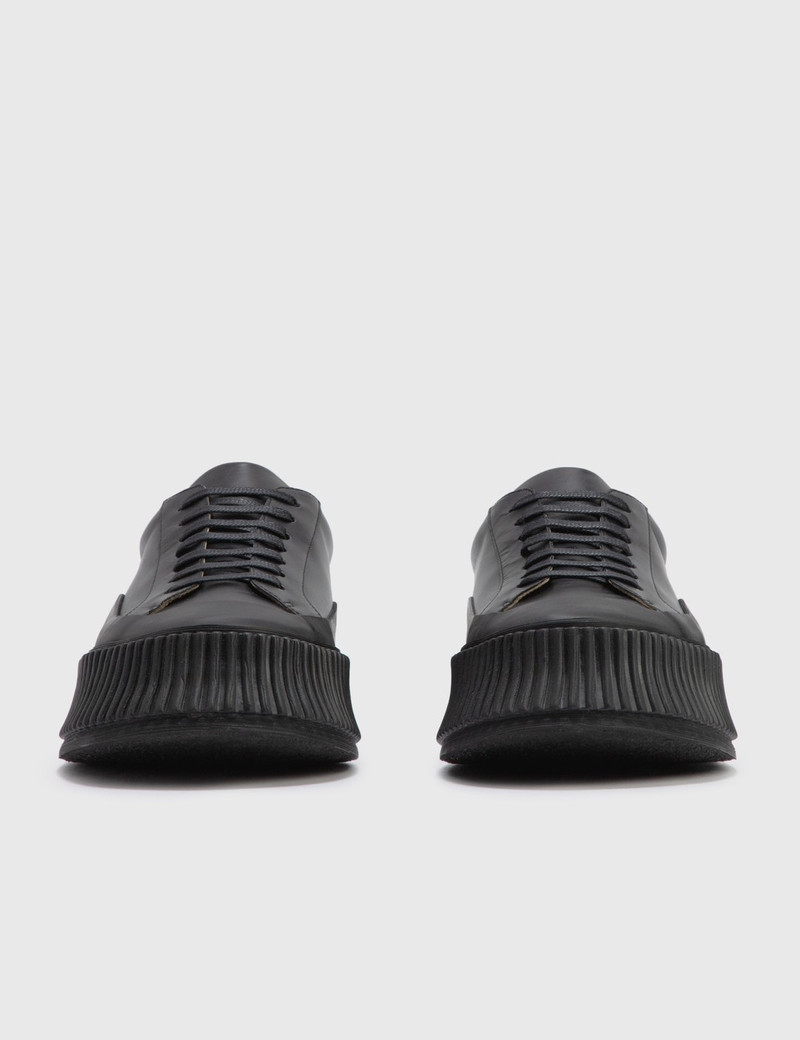 Jil Sander PADDED LOW-TOP LEATHER SNEAKER outlook