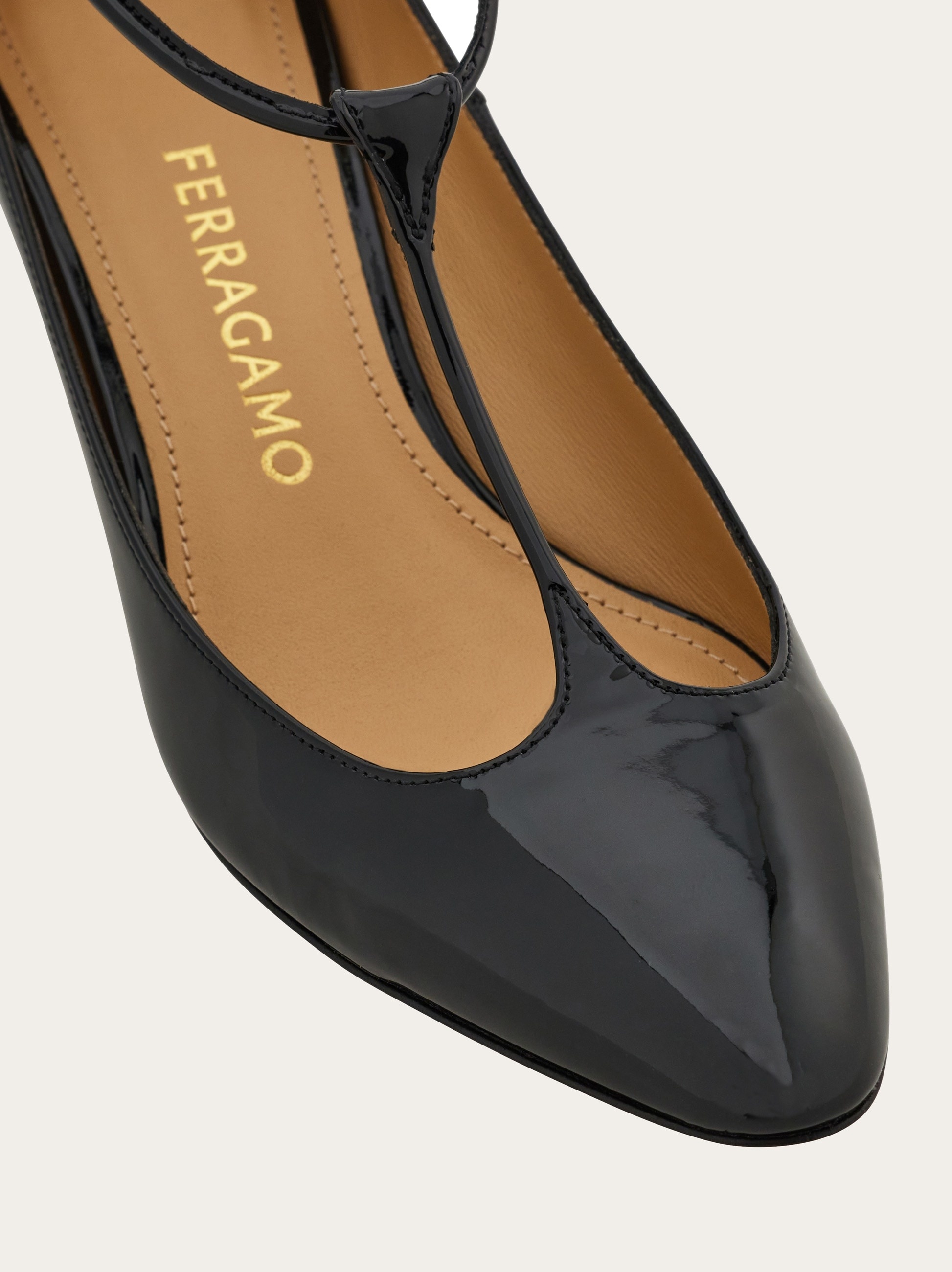 Spherical heel T-strap pump - 6