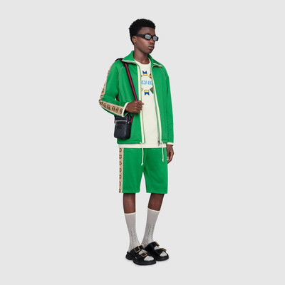 GUCCI Oversize technical jersey jacket outlook