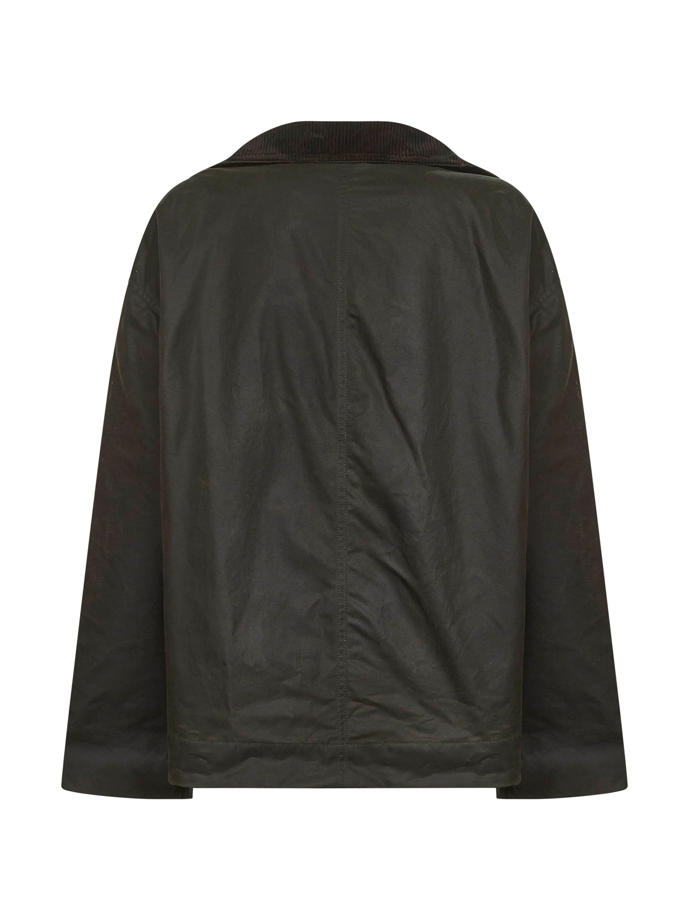 Toteme Women Green Waxed Cotton Country Jacket - 2