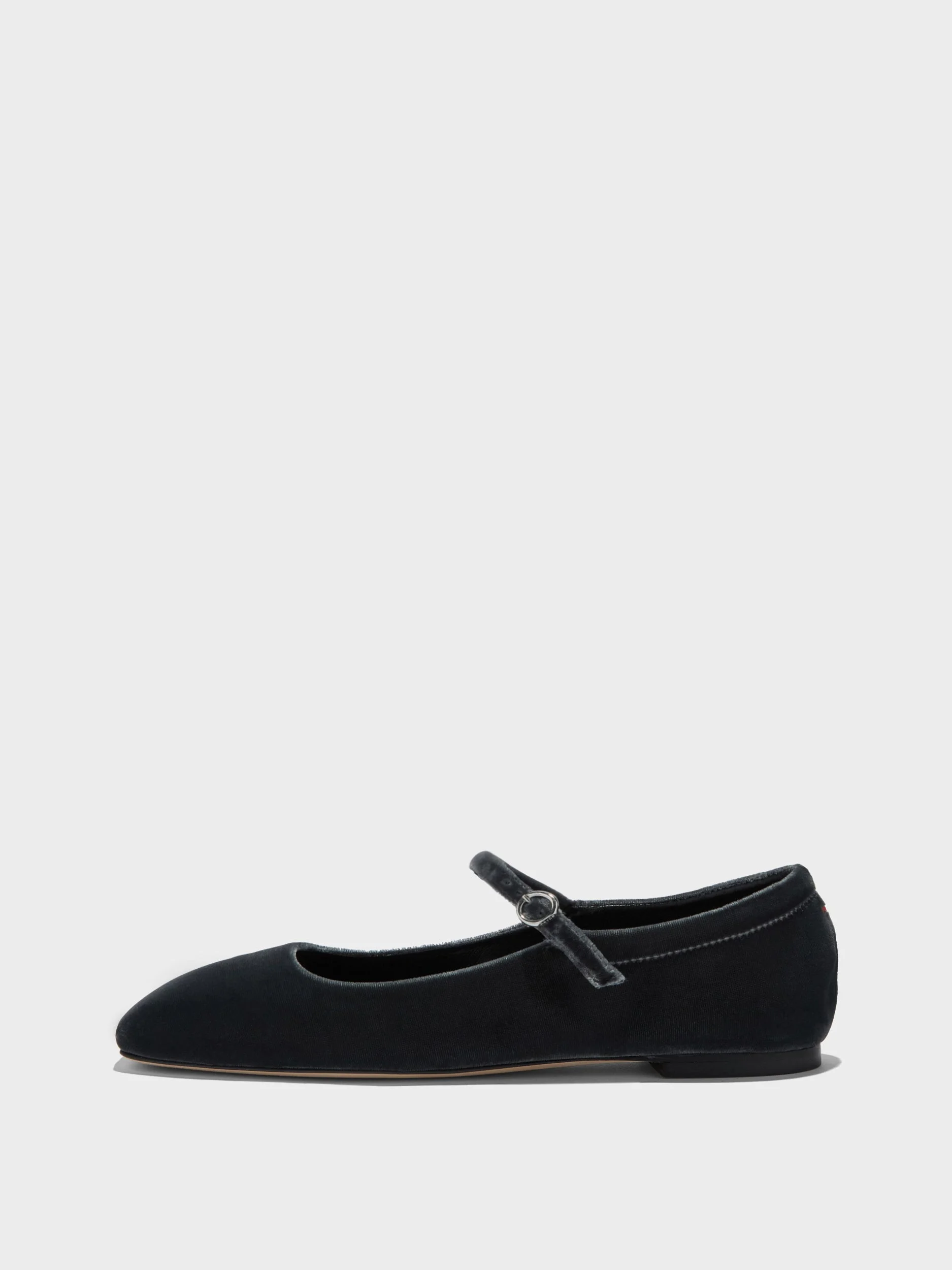 Uma Velvet Mary-Jane Flats - 1