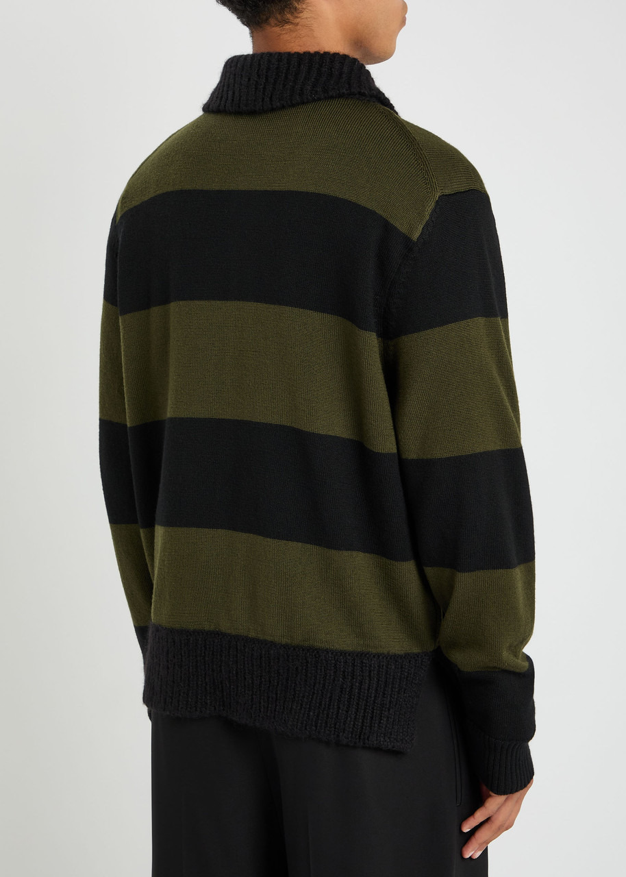 Simone Rocha Striped Wool Cardigan - 3