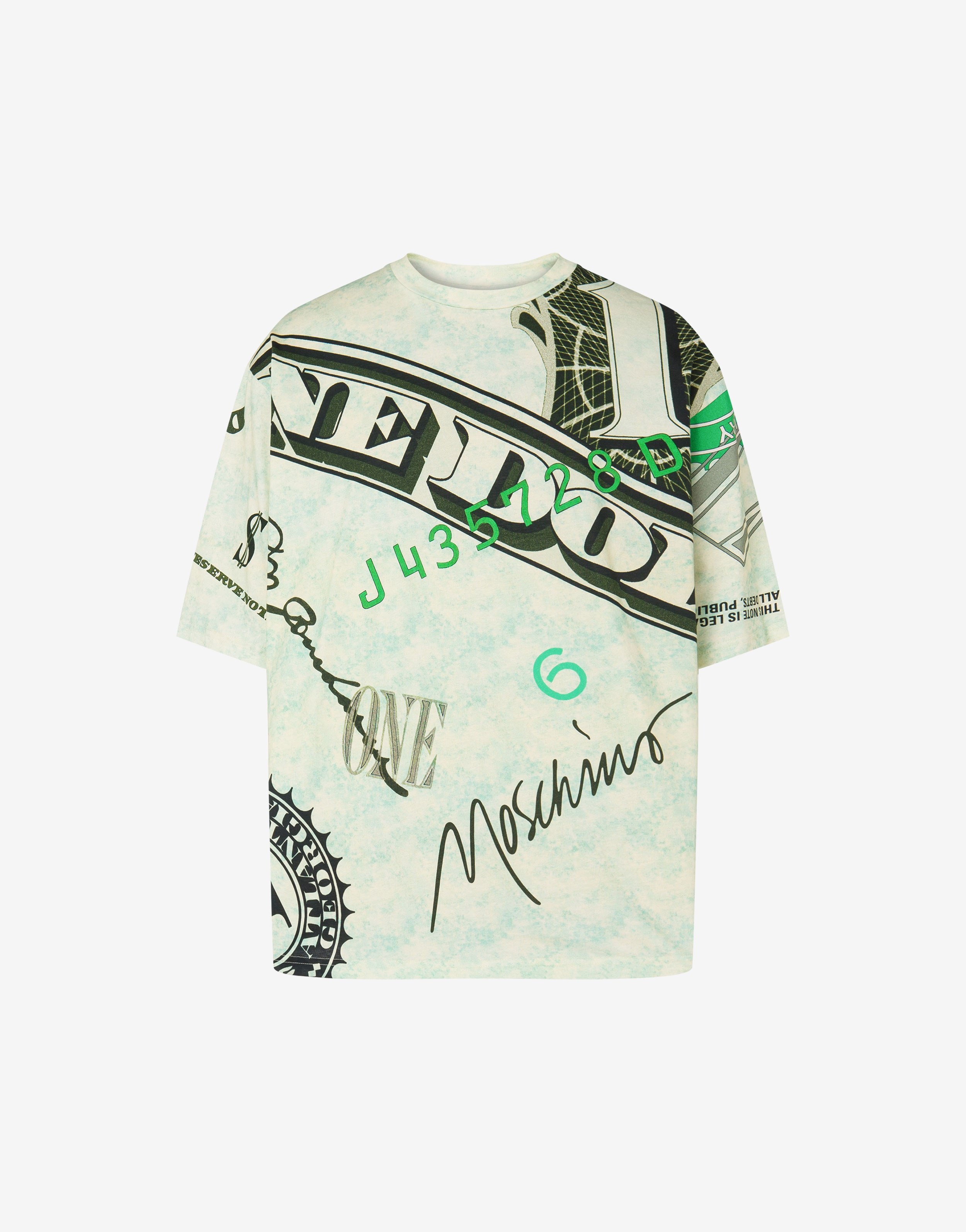 DOLLAR PRINT JERSEY T-SHIRT - 1