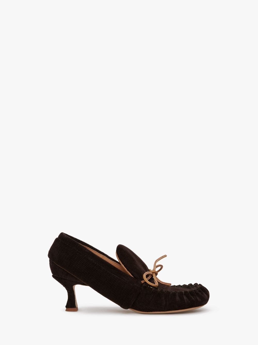 KITTEN HEEL MOCCASINS - 1