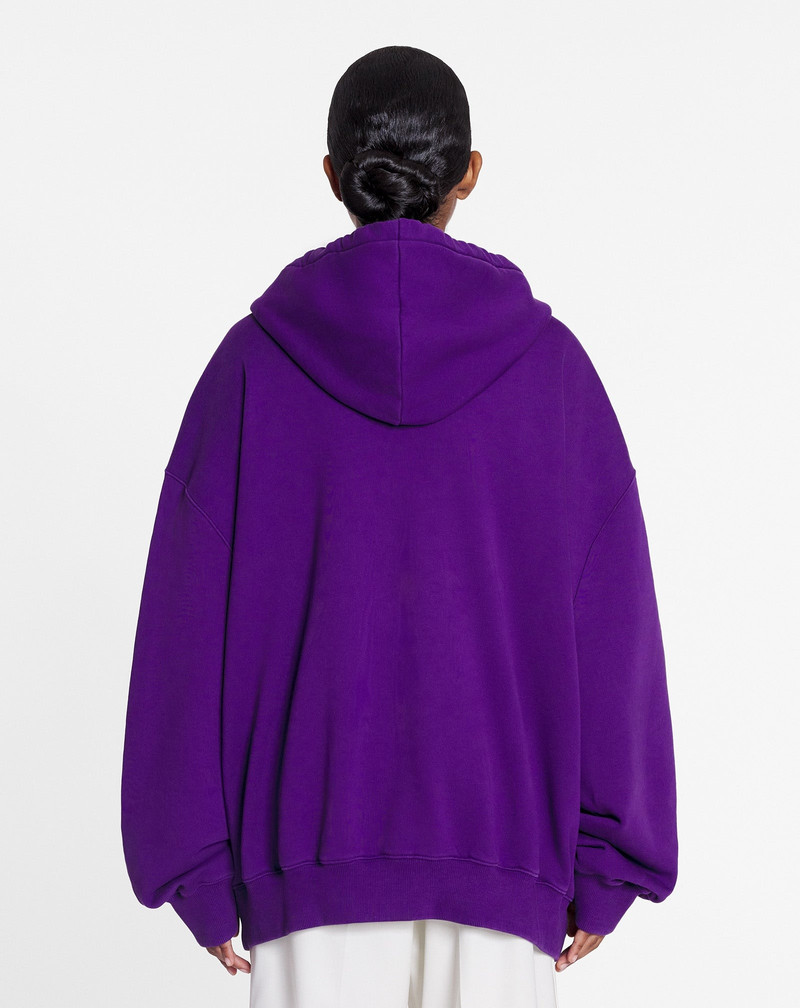 LANVIN X FUTURE UNISEX BAGGY HOODIE WITH EAGLE PRINT 4