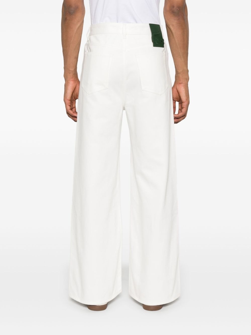 selvedge wide jeans - 4