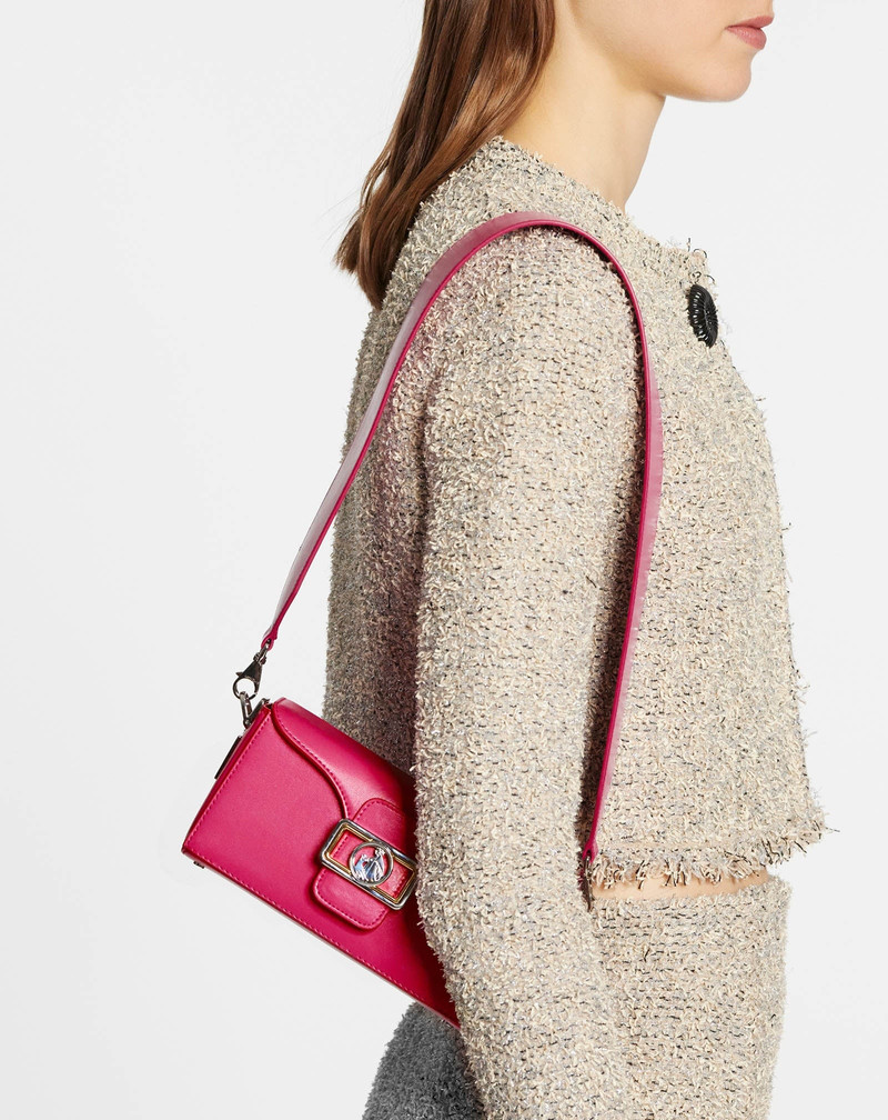 Lanvin SHINY LEATHER NANO PENCIL BAG outlook