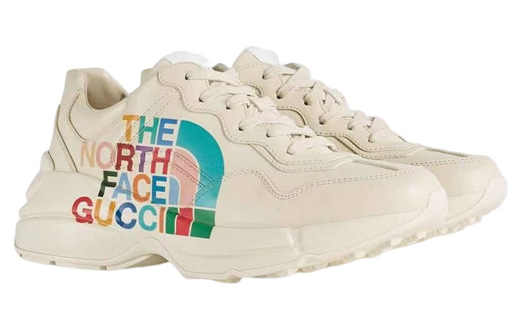 (WMNS) Gucci Leather Rhyton x The North Face 'Ivory' 685639-DRW00-9522 - 2