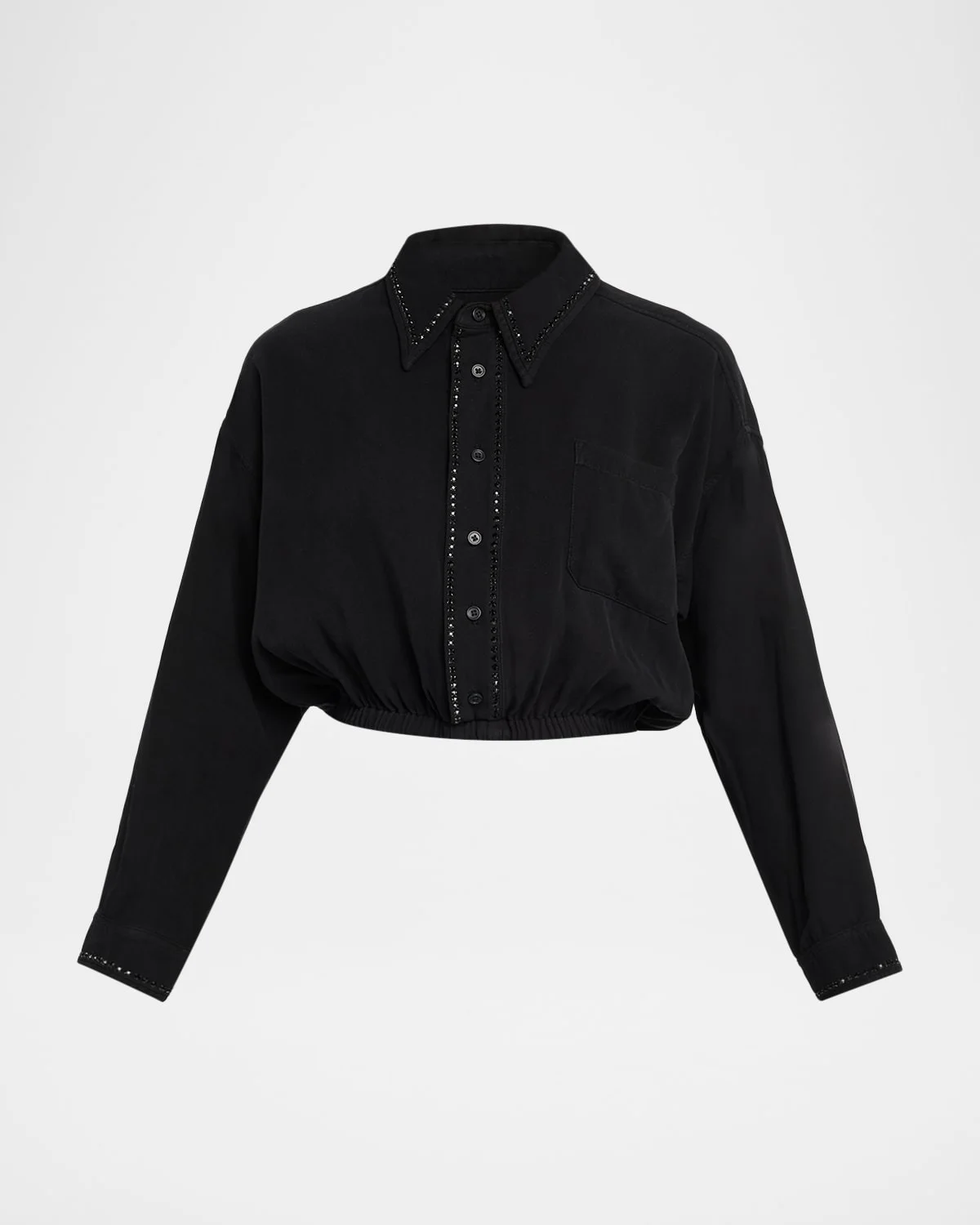 Chelsea Embellished Silk Blouse - 1