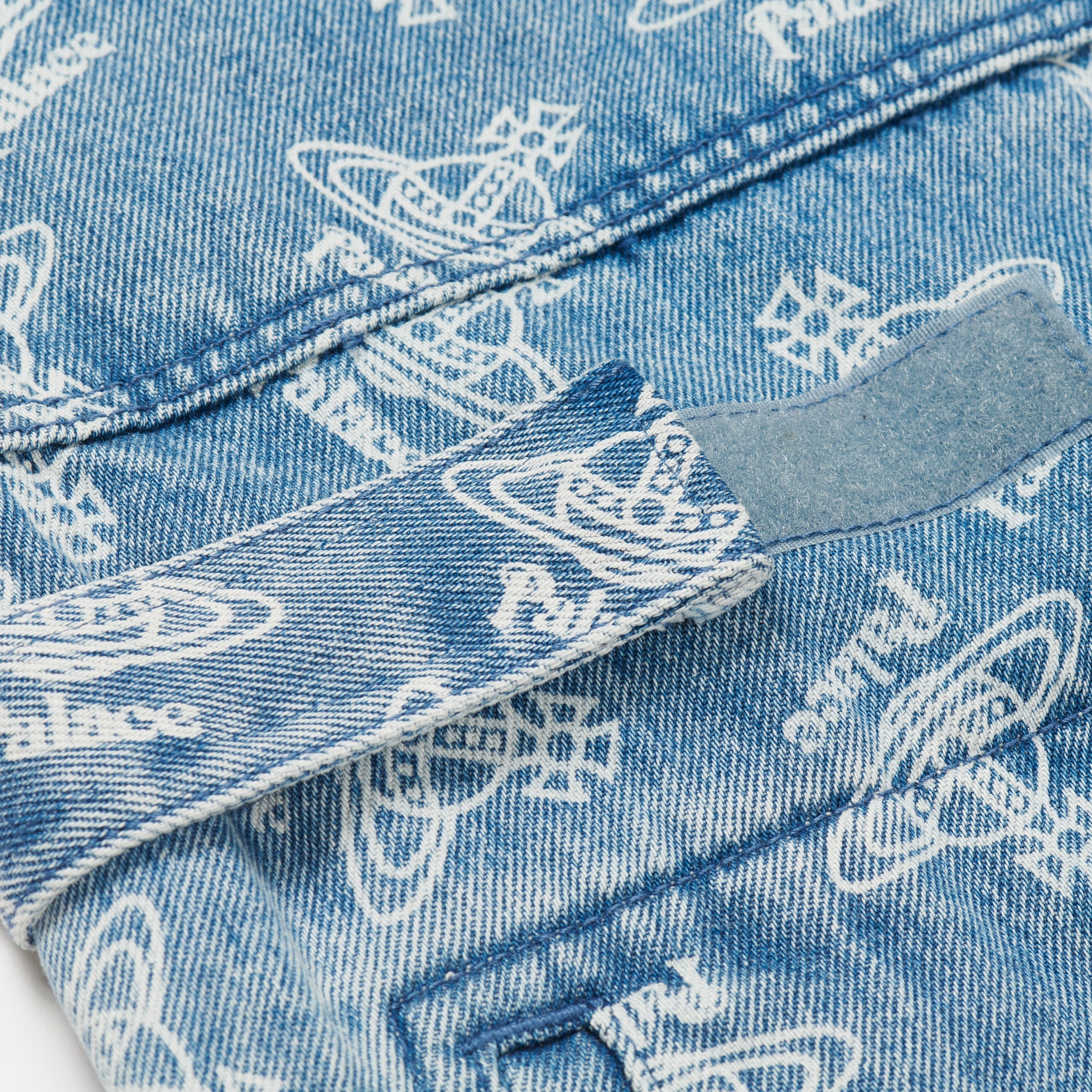 PALACE VIVIENNE WESTWOOD DENIM FLIGHT SUIT ORB STONE WASH - 5