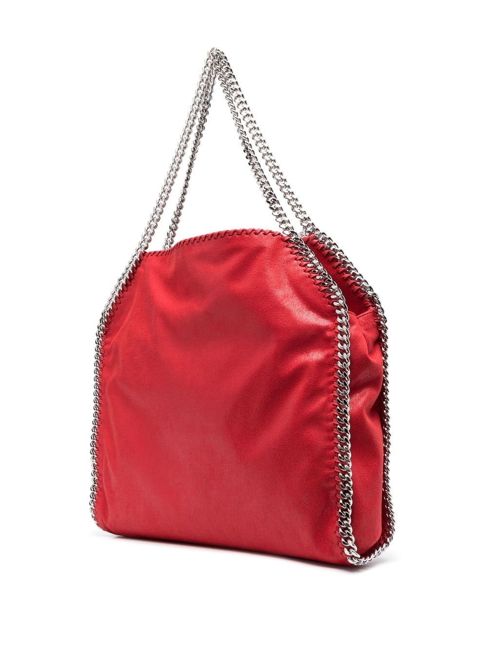 logo-charm leather tote - 3