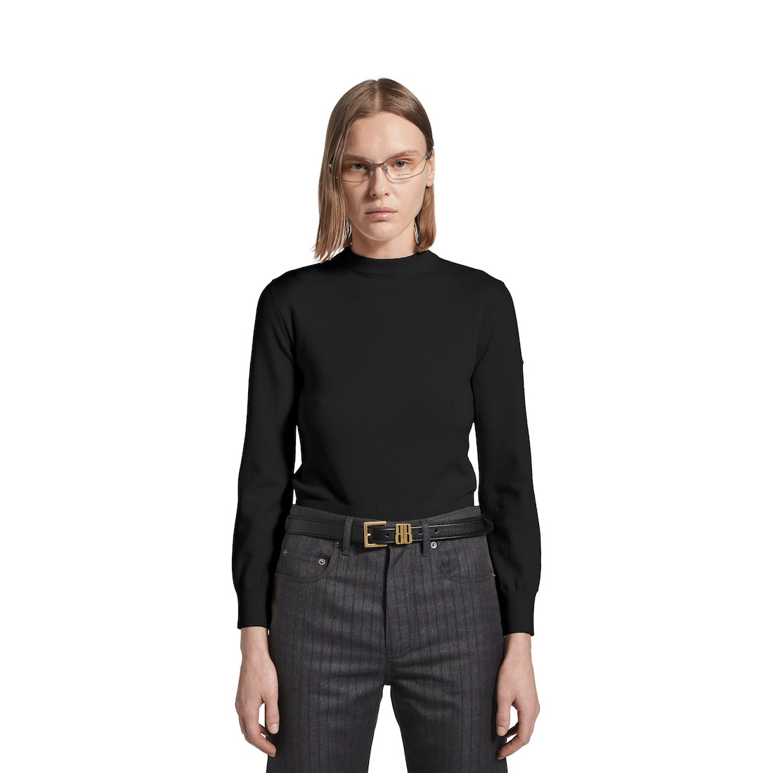 Women's Bb Editor Belt in Black - 3