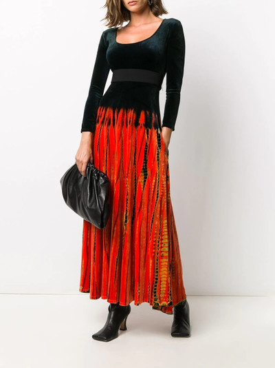 Proenza Schouler  tie-dye effect dress  outlook