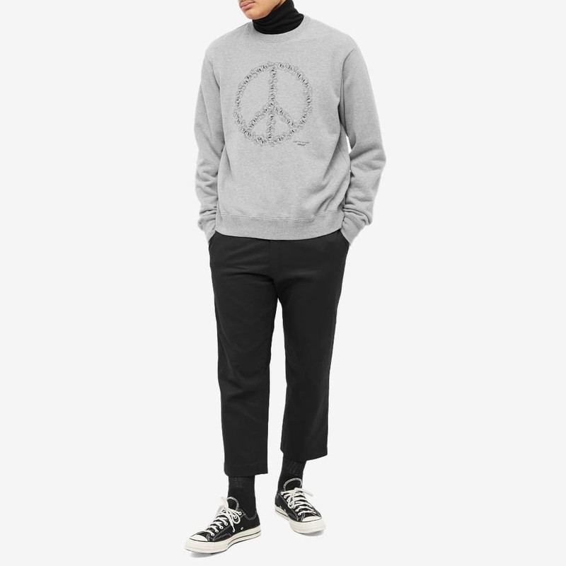 UNDERCOVER Undercover Peace Sign Crew Sweat outlook
