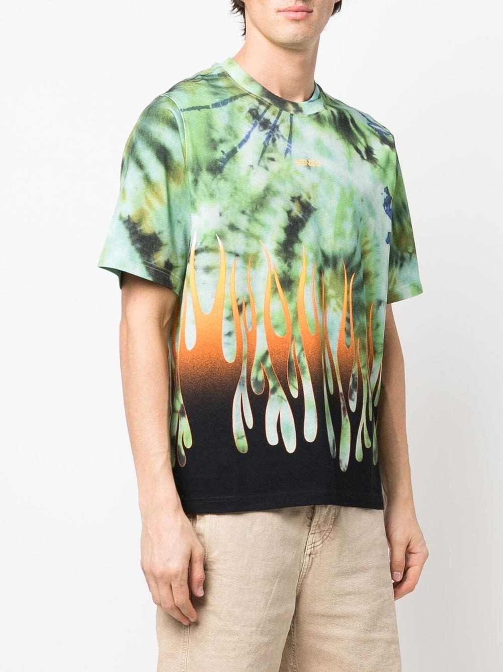 tie-dye print T-shirt - 3