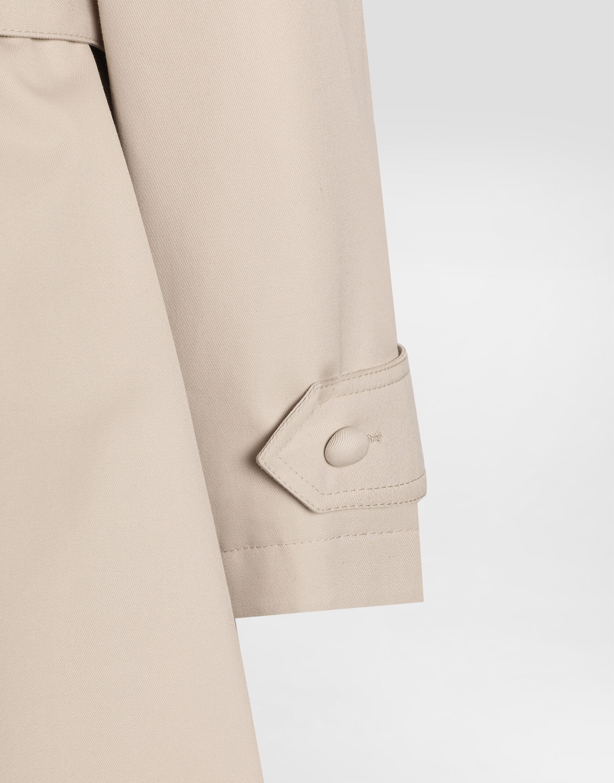 Cotton drill trench coat - 5